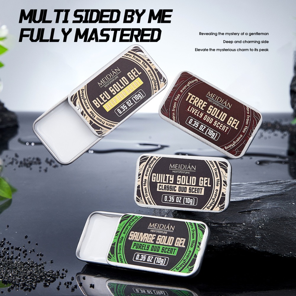 4Pcs/Set Men Solid Balm Cologn - огляд і ціна Cologne Solid Balm