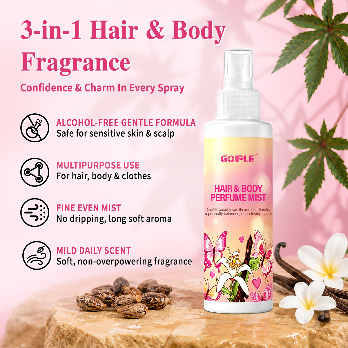 Hair & Body Perfume Mist Body  - огляд і ціна Perfume Fragrance Mist