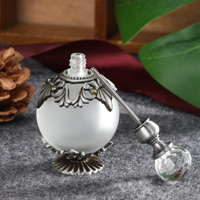 Antique Silver Metal Glass Per - огляд і ціна Perfume Fragrance Refill