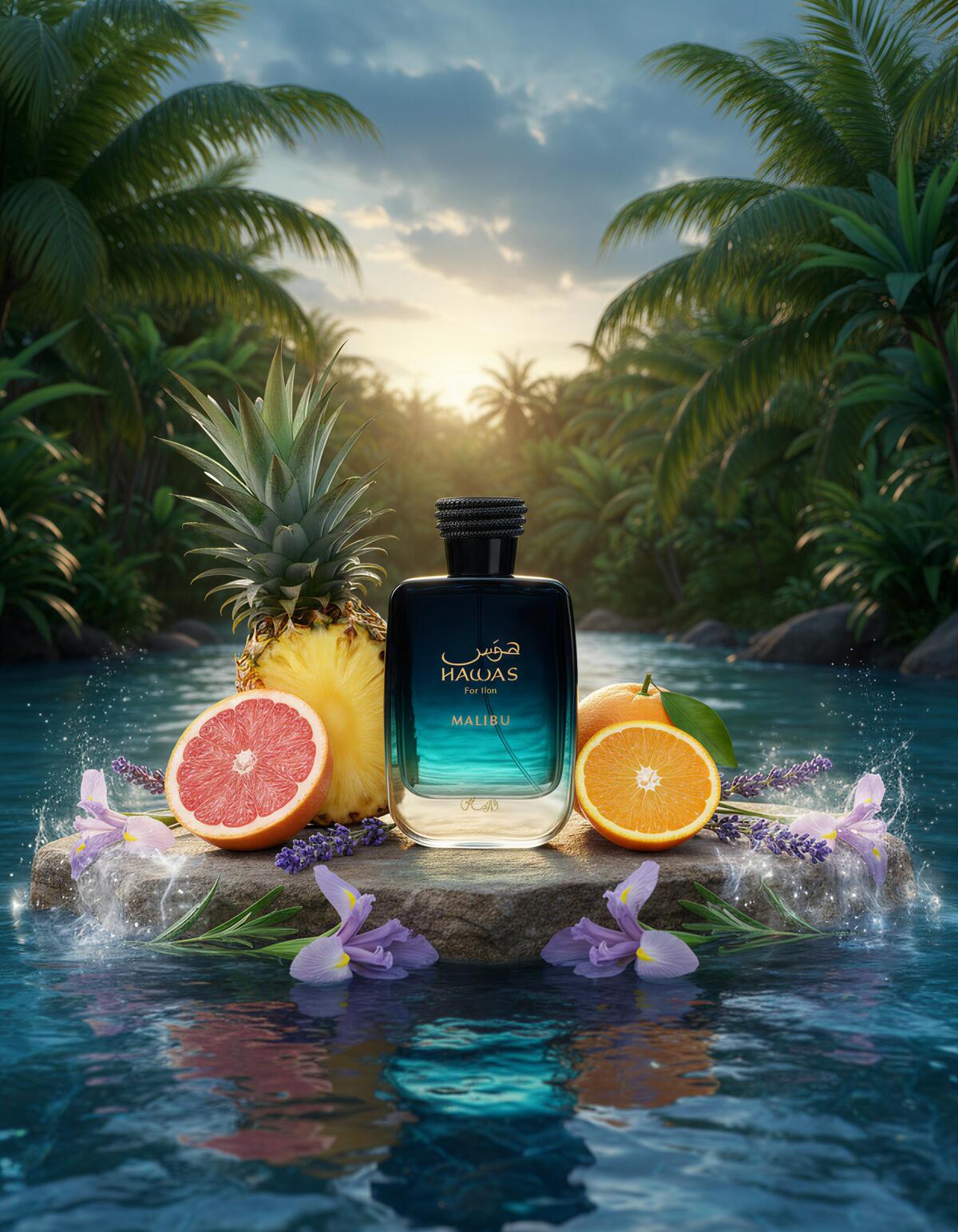 Rasasi Hawas Malibu For Him ED - огляд і ціна Perfume Fragrance Notes