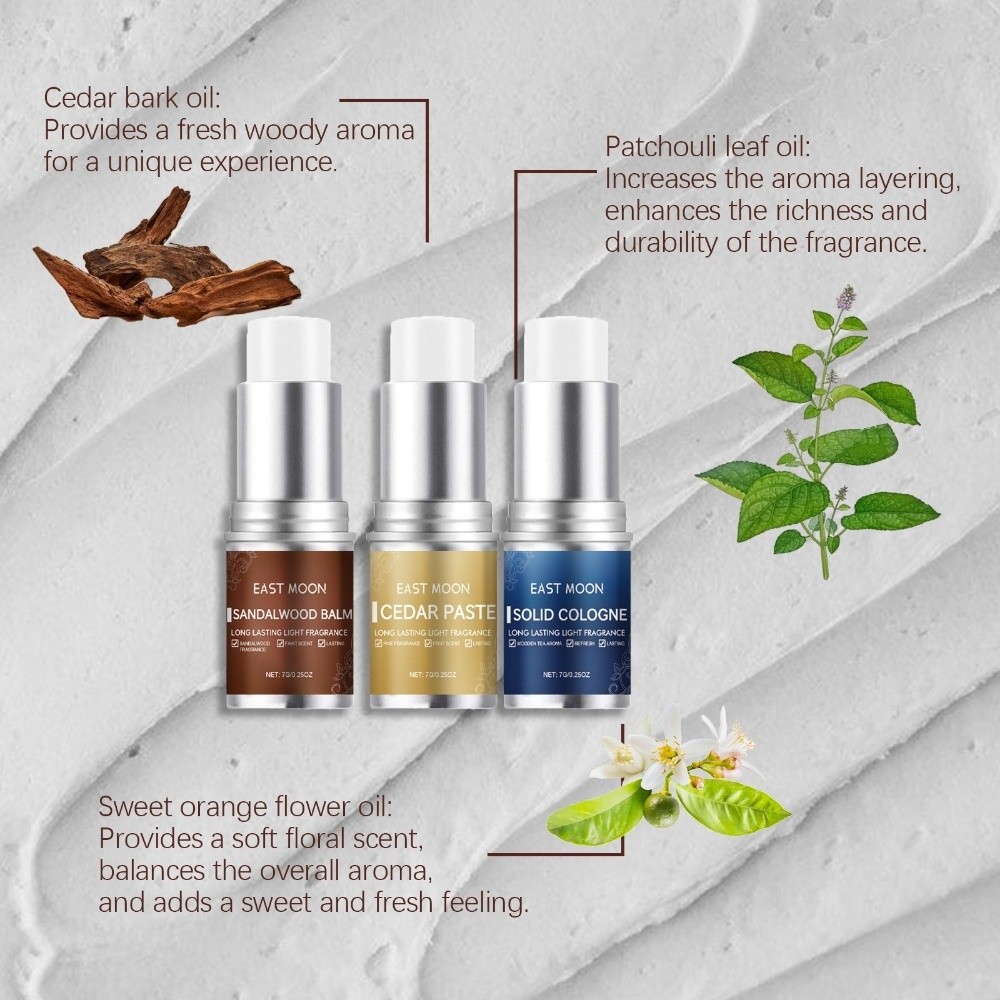 Natural EAST MOON Solid Perfum - огляд і ціна Cologne Solid Balm