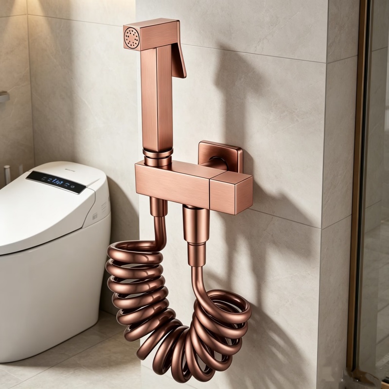 Rose Gold Brass Bidet Faucet S - огляд і ціна Rose Water Spray