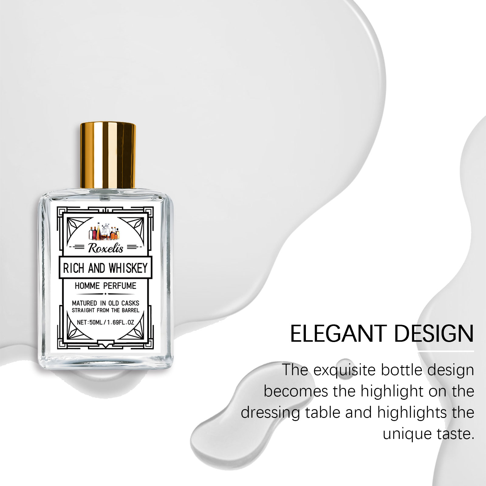 Roxelis 50ml Charm Whisky Men' - огляд і ціна Perfume Fragrance Notes